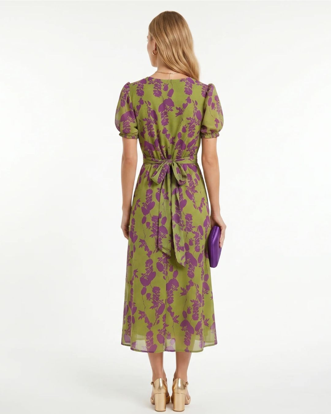 SOFIA | Floral Print Midi Dress