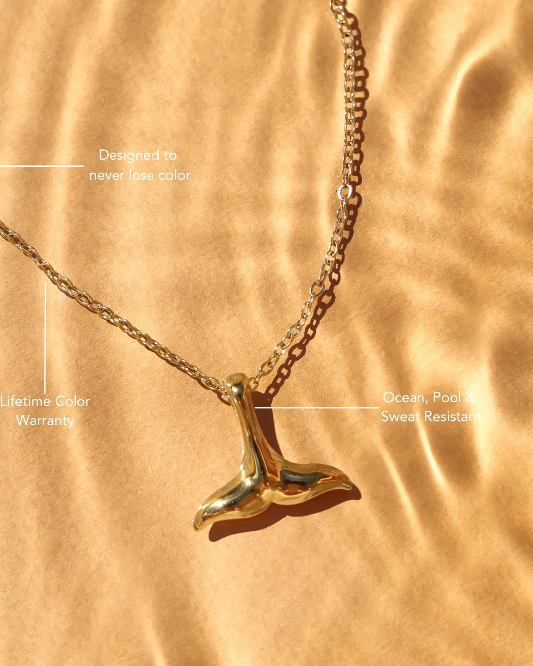 Marina | Whale Tail Necklace