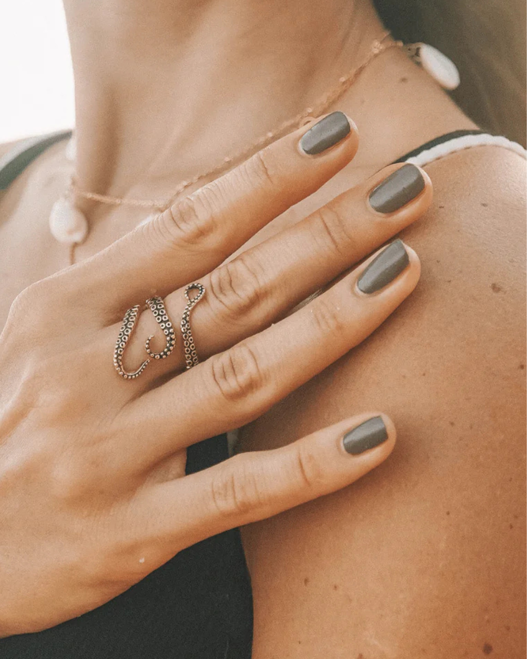 Marina | Gold Octopus Ring