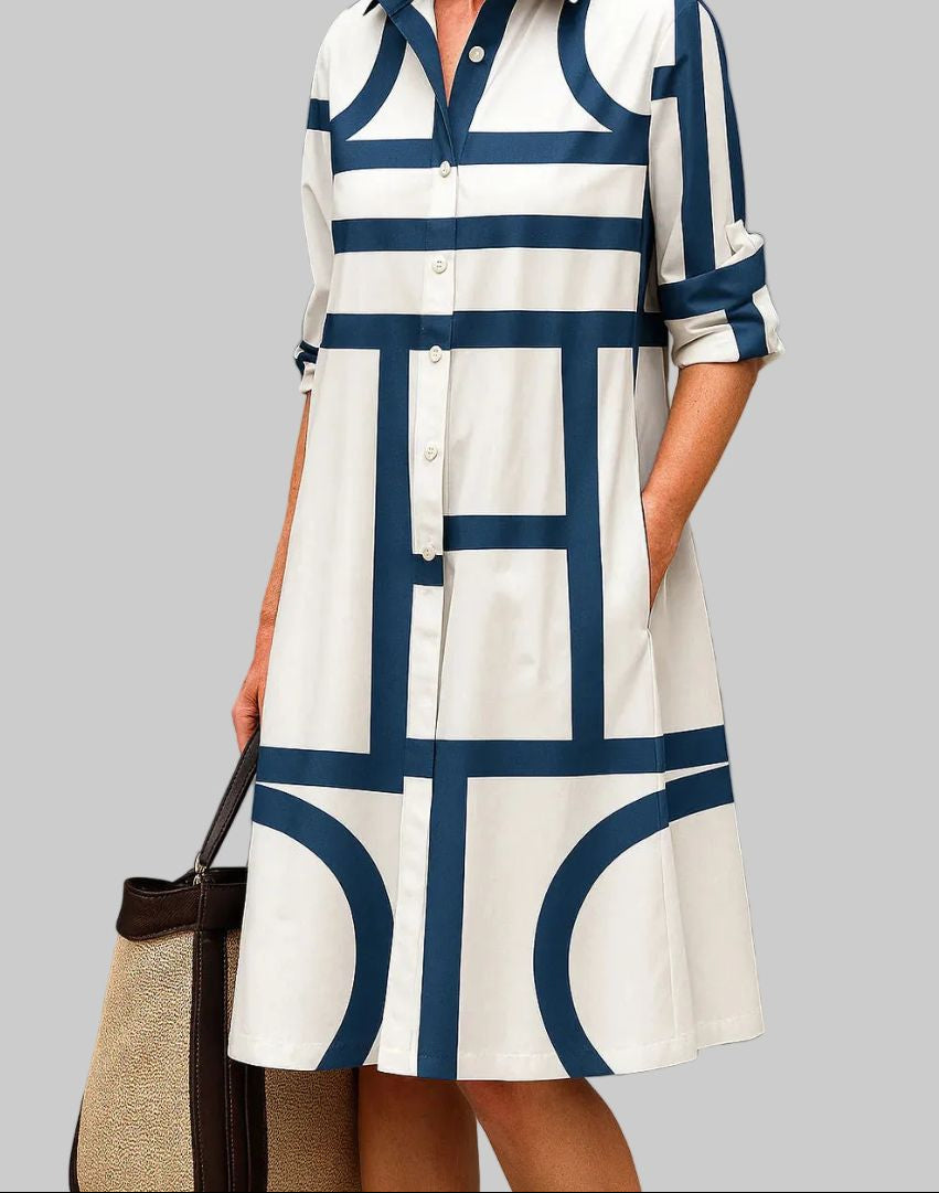 Loretta - Summer Satin Midi Dress