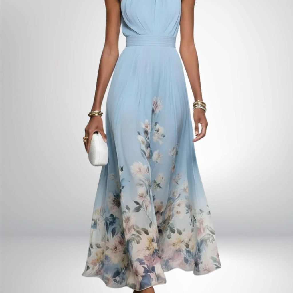 Elegant Summer Floral Maxi Dress