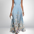 Elegant Summer Floral Maxi Dress