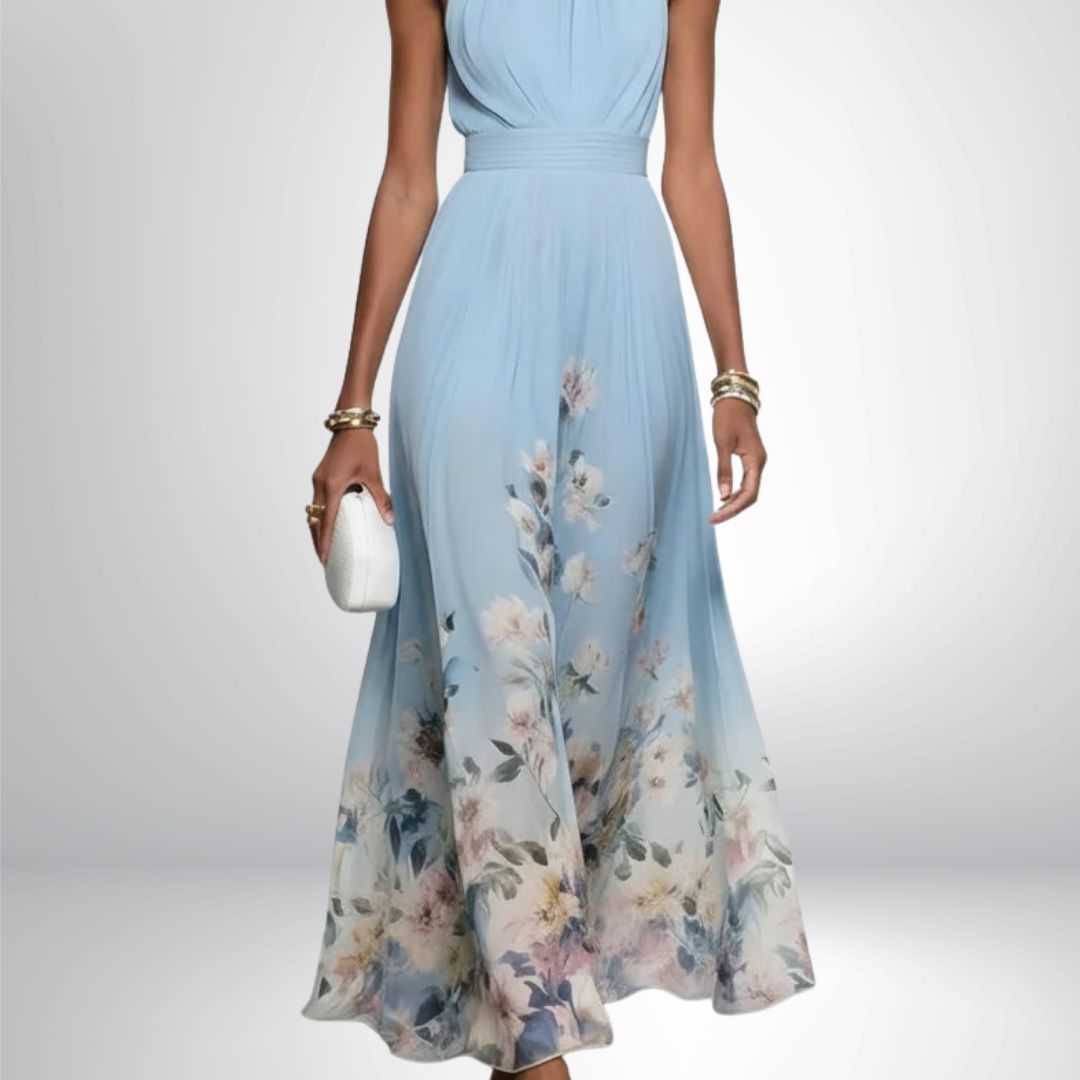 Elegant Summer Floral Maxi Dress
