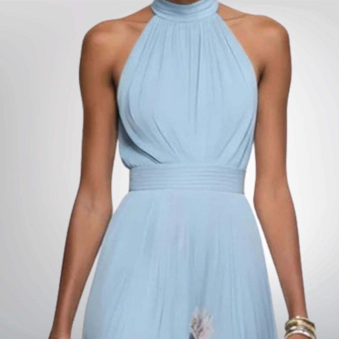 Elegant Summer Floral Maxi Dress