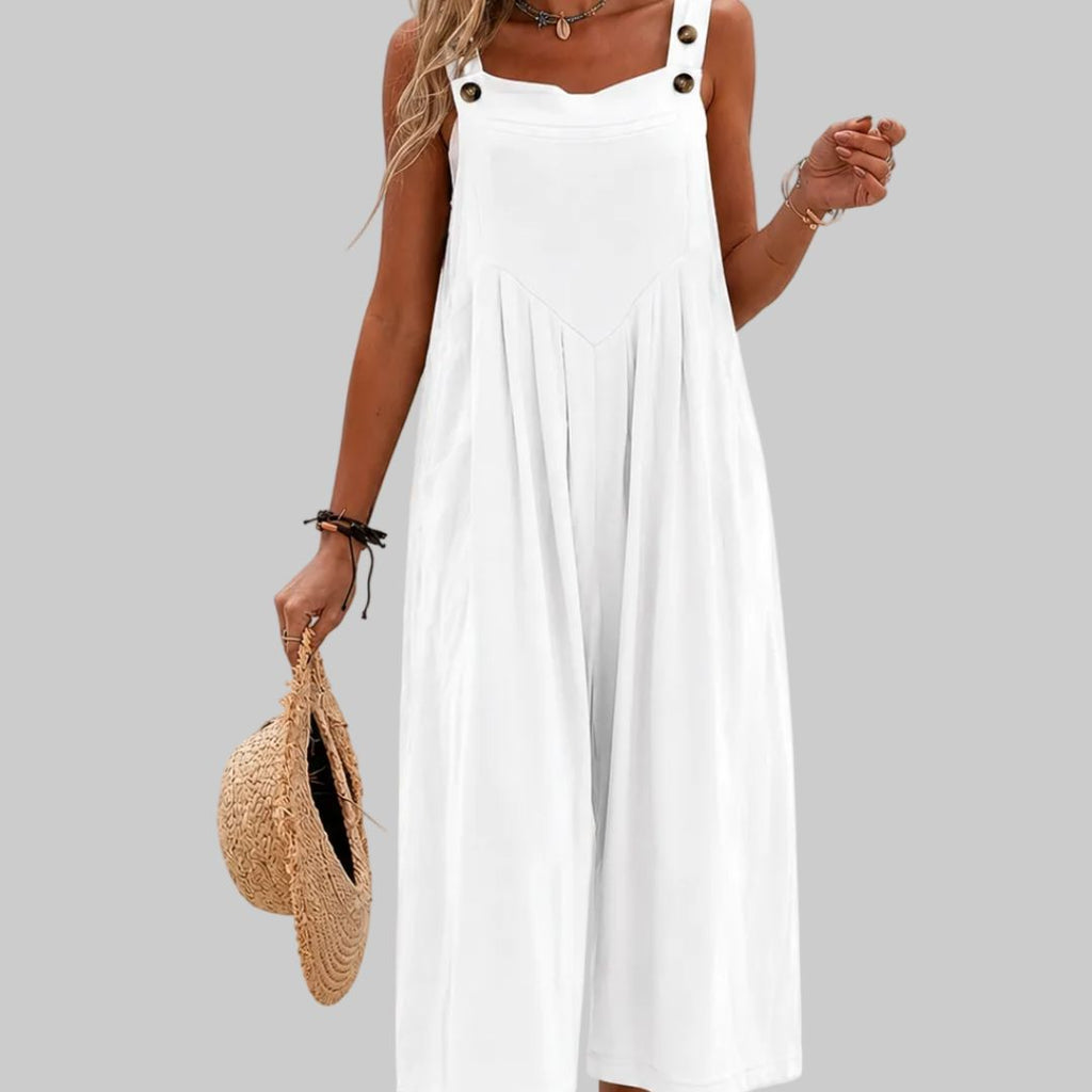 Lunara  Elegant Wide-Leg Summer Jumpsuit