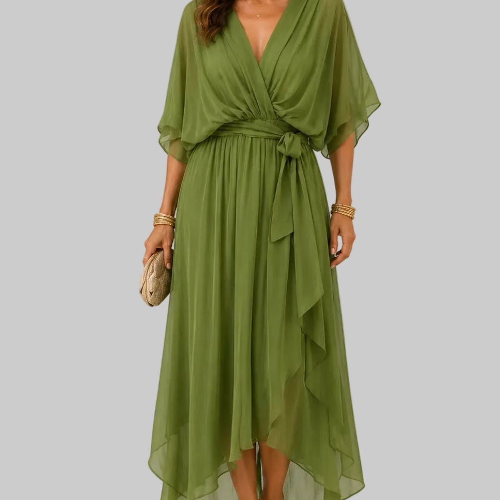 Sorena Elegant Chiffon Maxi Dress