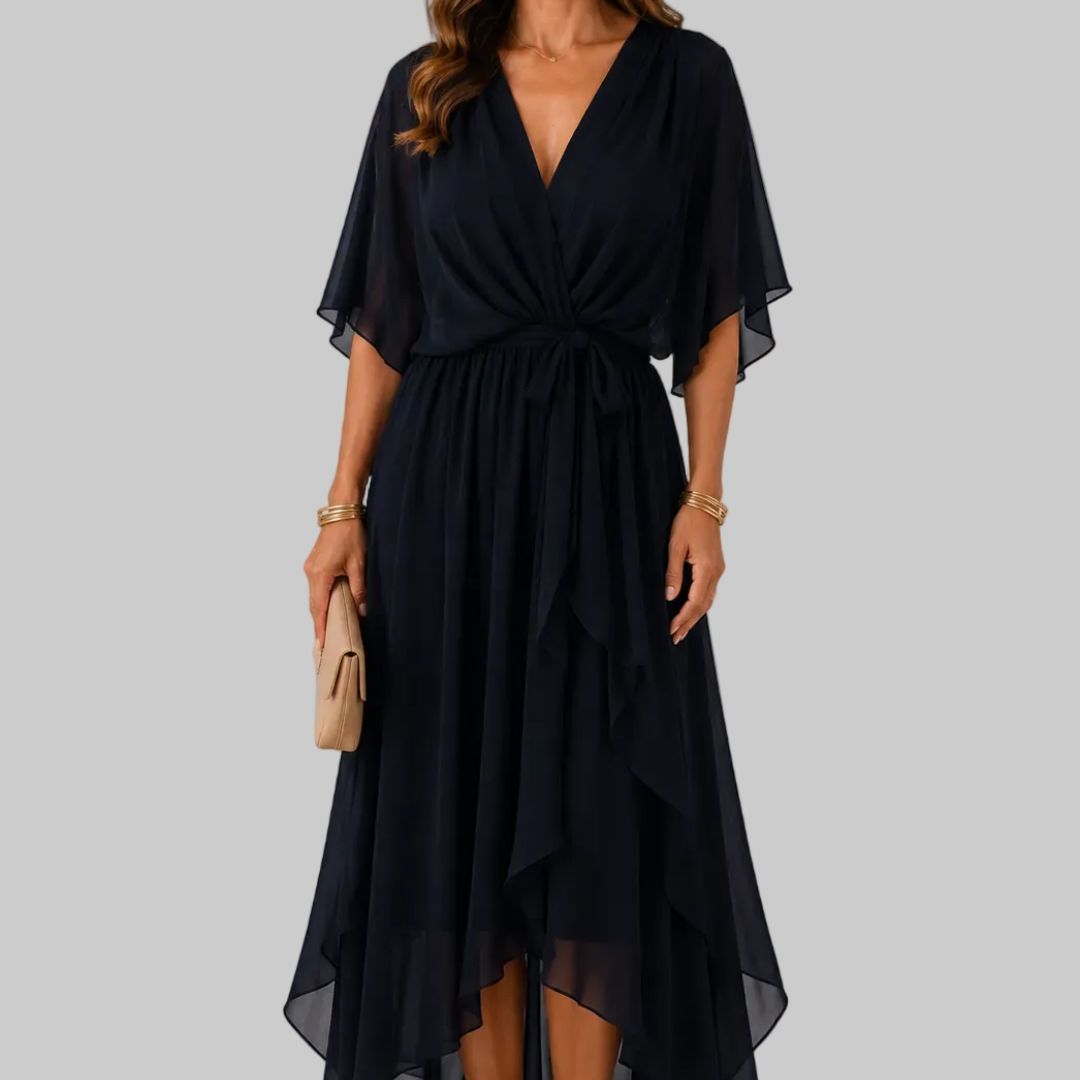Sorena Elegant Chiffon Maxi Dress