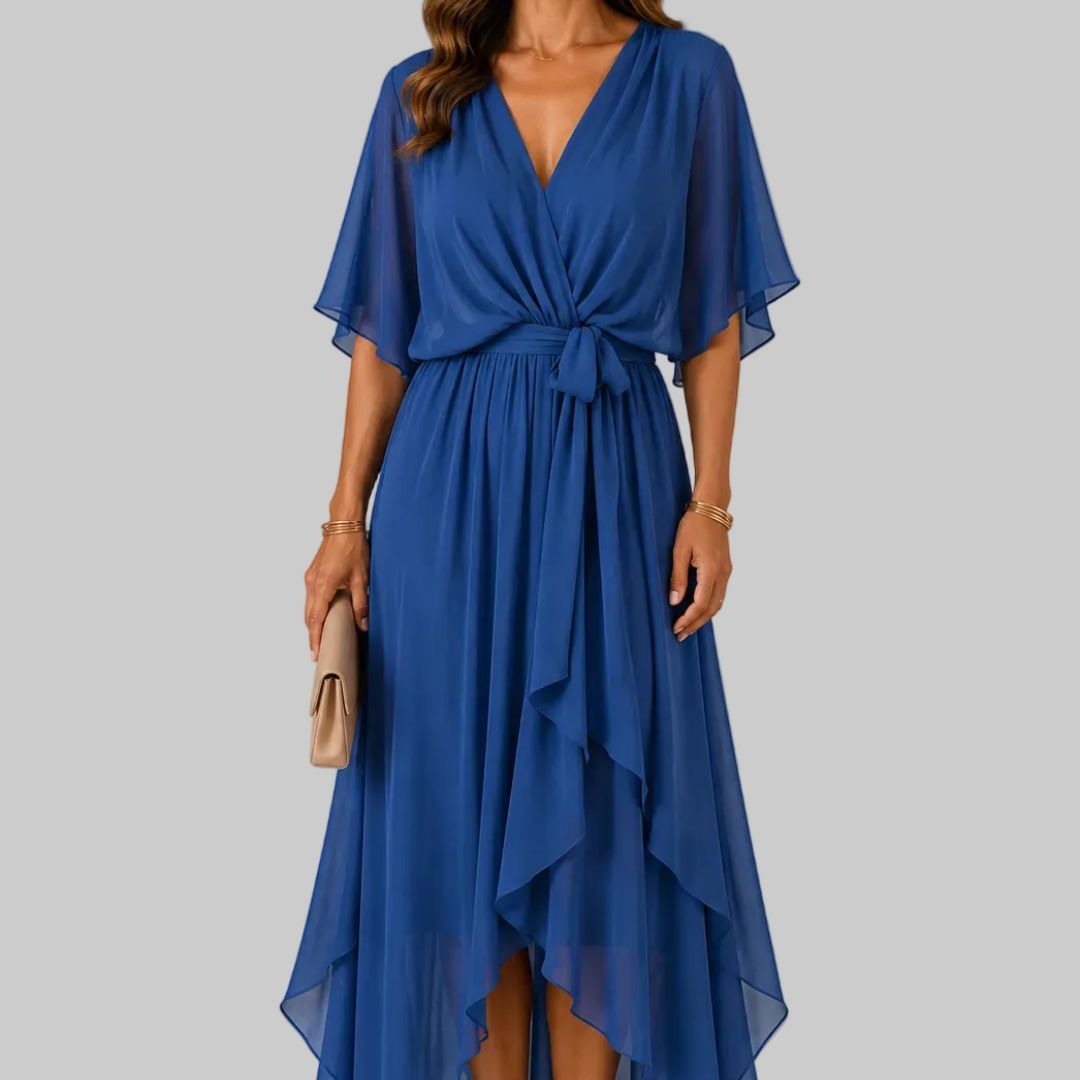 Sorena Elegant Chiffon Maxi Dress