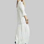 Summer Embroidered Cotton Dress