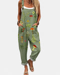 Nature-Inspired Embroidery Dungarees